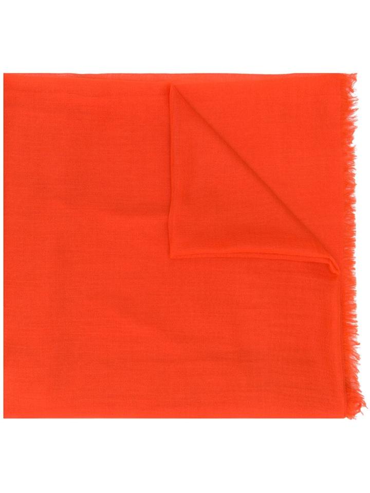 N.peal Ultrafine Pashmina Shawl - Orange