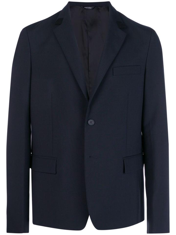 Oamc Single Breasted Blazer - Blue