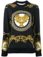 Versace - La Coupe Des Dieux Sweatshirt - Women - Cotton - 38, Blue, Cotton
