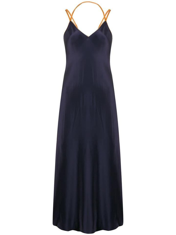 Helmut Lang Slip Dress - Blue
