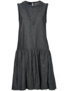 Rochas Sleeveless Denim Dress - Blue