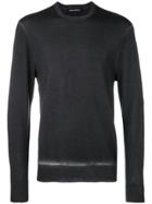 Neil Barrett Fine Knit Faded Sweater - Black