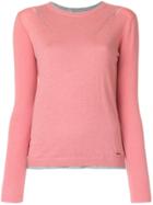 Woolrich Fitted Knitted Top - Pink & Purple