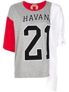 Nº21 Contrast Jersey T-shirt - Grey