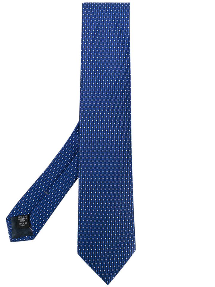 Ermenegildo Zegna Spotted Tie - Blue