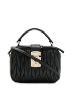 Miu Miu Mini Matelassé Bag - Black