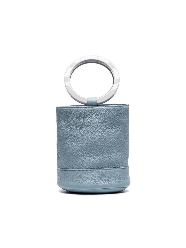 Simon Miller Chalk Blue Bonsai 20 Bracelet Handle Leather Bucket Bag