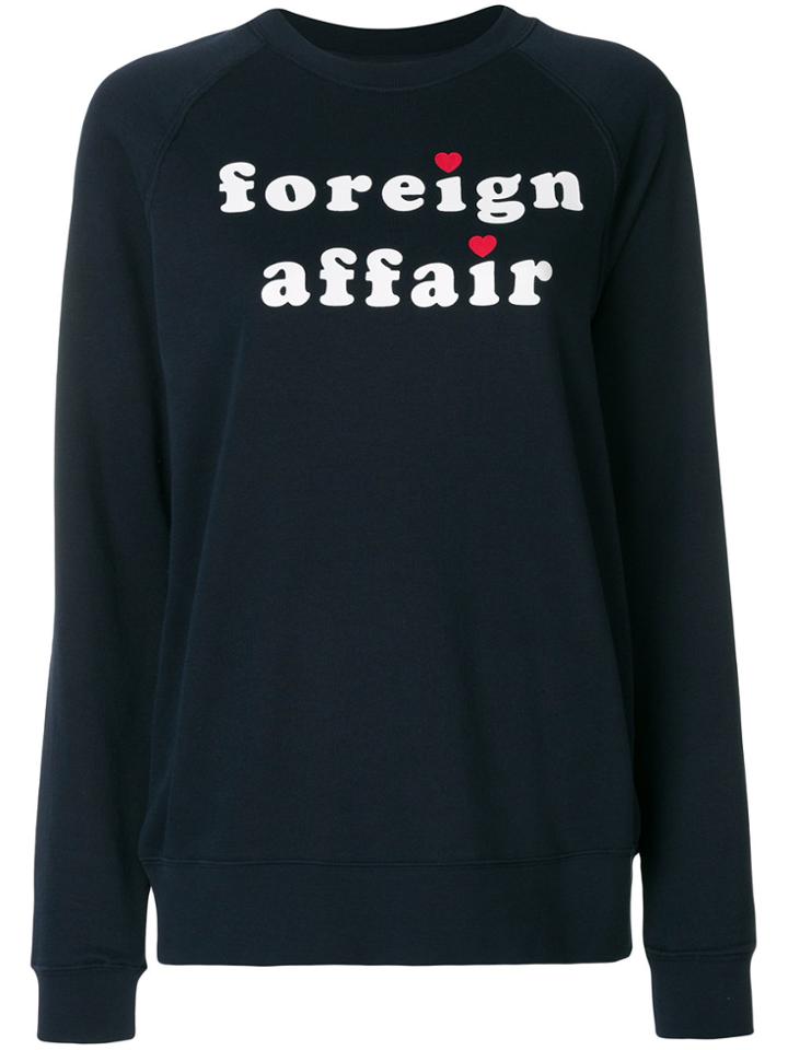 Zoe Karssen Printed Sweatshirt - Blue