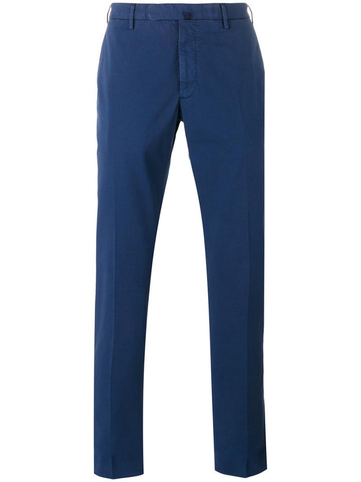 Incotex - Classic Chinos - Men - Cotton/spandex/elastane - 52, Blue, Cotton/spandex/elastane