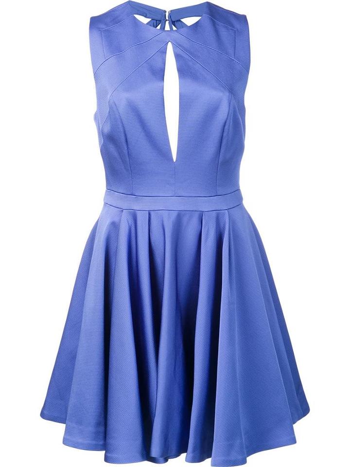 Zac Zac Posen 'rosalie' Dress, Women's, Size: 10, Blue, Nylon/spandex/elastane/acetate