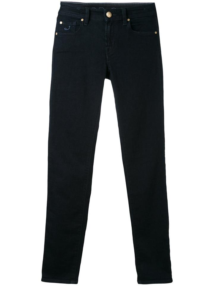 Jacob Cohen - Cropped Skinny Jeans - Women - Cotton/polyester/spandex/elastane - 26, Blue, Cotton/polyester/spandex/elastane