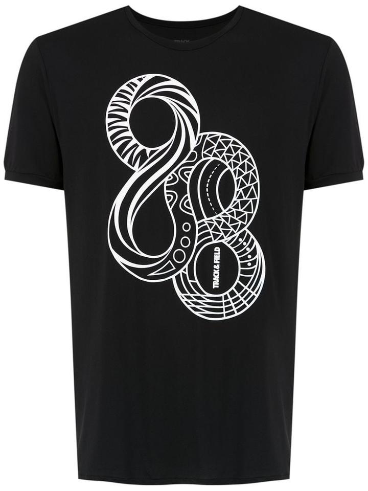 Track & Field 88 Print T-shirt - Preto