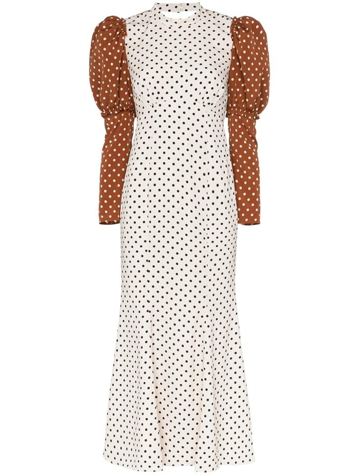 Rejina Pyo Sibylle Polka Dot Dress - Neutrals