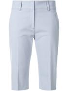 Piazza Sempione Tailored Knee Length Shorts - Blue