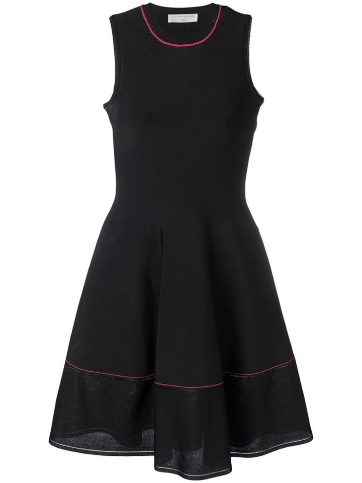 Victoria Beckham A-line Pleated Dress - Black