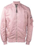 Alpha Industries - Bomber Jacket - Men - Nylon - M, Pink/purple, Nylon