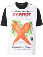 Love Moschino Carrot Print T-shirt - Black