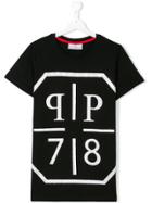 Philipp Plein Junior Pp78 Print T-shirt - Black