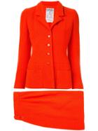 Chanel Pre-owned 1995 Setup Skirt Suit - Red