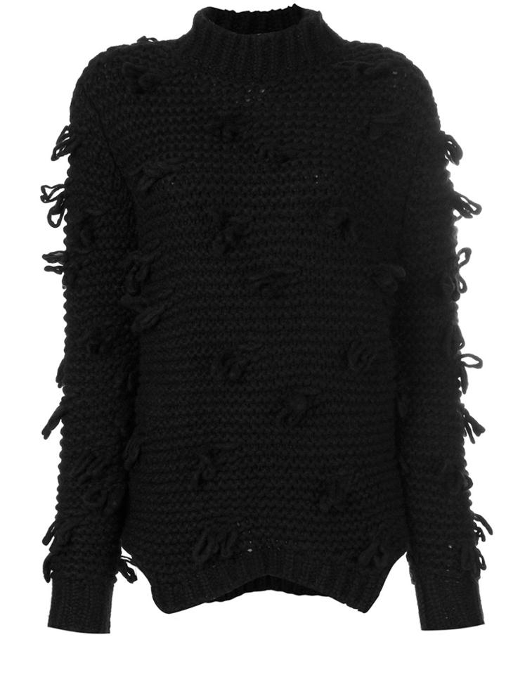 Simone Rocha Distressed Jumper - Black