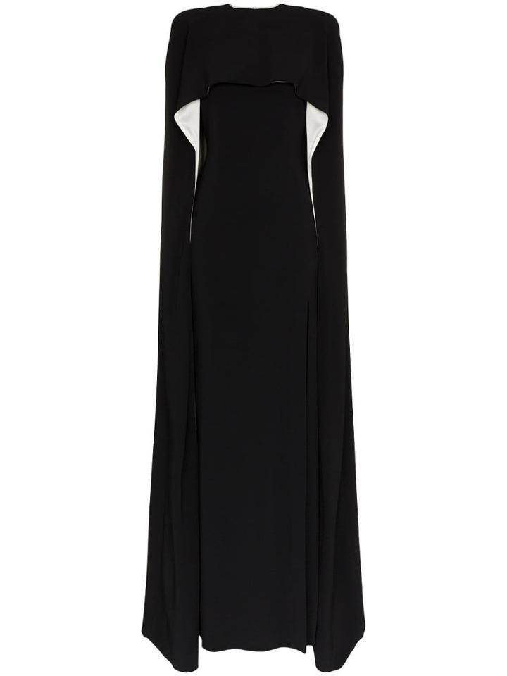 Stella Mccartney Stella Drs Cape Gown - Black