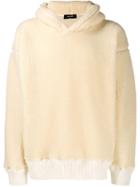Dsquared2 Shearling Hoodie - Neutrals