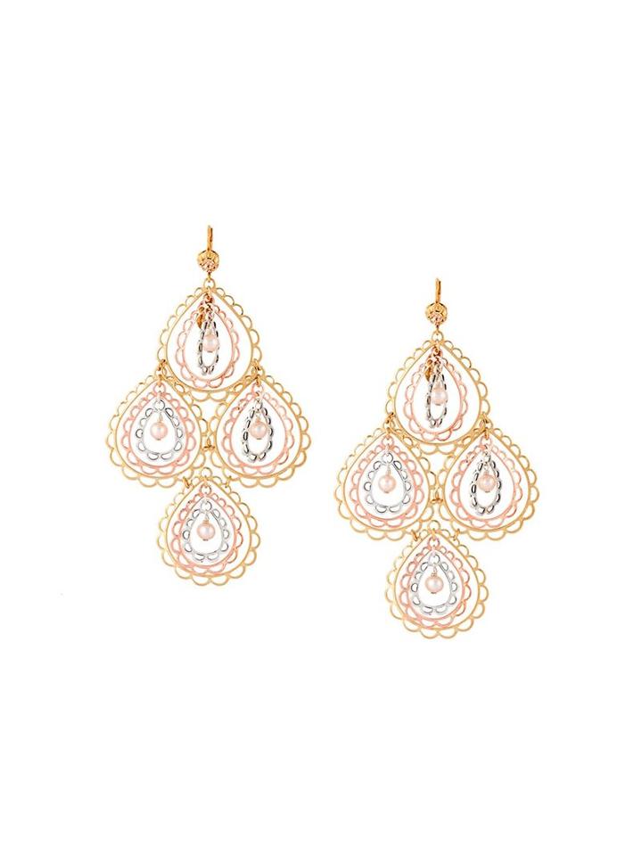 Gas Bijoux 'songe' Earrings, Women's, Metallic