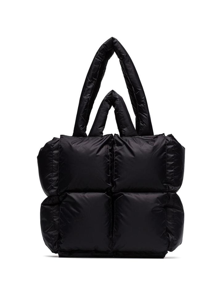 Off-white Padded Tote Bag - Grey