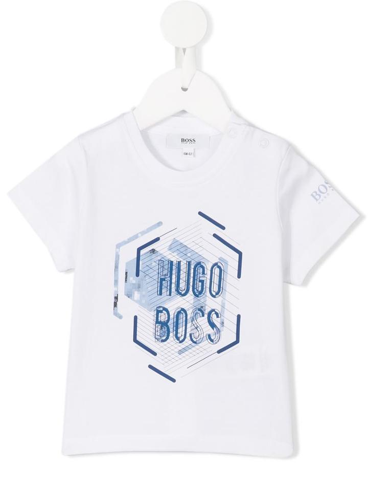 Boss Kids - Logo Print T-shirt - Kids - Cotton - 18 Mth, White