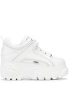 Buffalo Platform Lace-up Sneakers - White