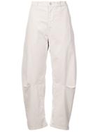 Nili Lotan Emerson Cropped Trousers - Nude & Neutrals