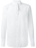 Ann Demeulemeester Neck Tie Shirt, Men's, Size: L, White, Cotton