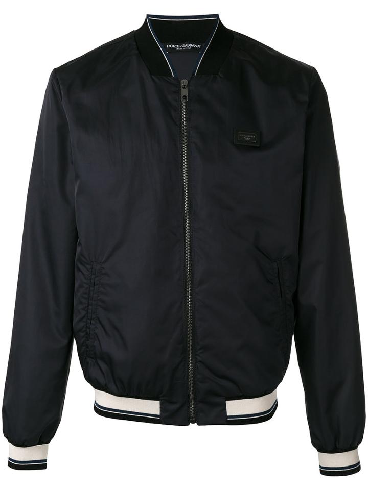 Dolce & Gabbana - Bomber Jacket - Men - Polyester - 52, Blue, Polyester