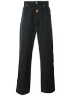 Walter Van Beirendonck Vintage 'chubby' Loose Fit Trousers, Men's, Size: Small, Black