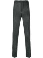 Brunello Cucinelli Pinstriped Tailored Trousers - Grey