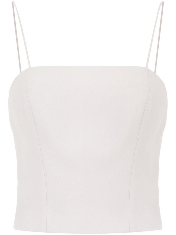 Giuliana Romanno Cropped Top - Nude & Neutrals