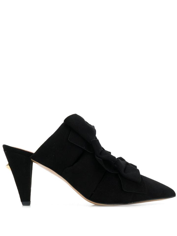 Osman Bow Mules - Blue