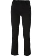 J Brand Cropped Skinny Jeans, Women's, Size: 28, Black, Cotton/polyester/spandex/elastane