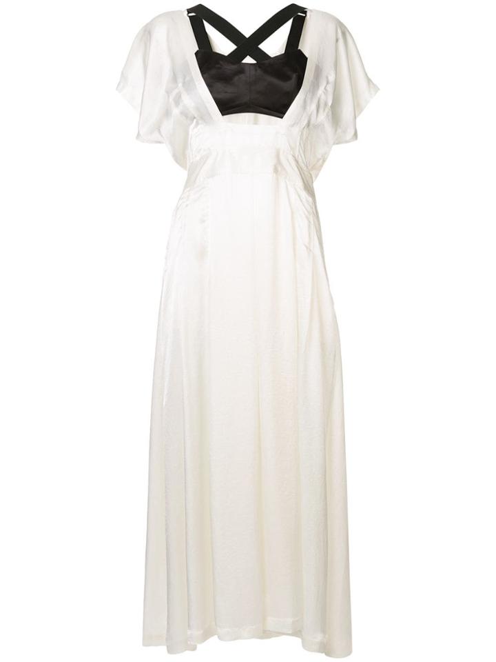 Toga Two-tone Maxi Dress - White