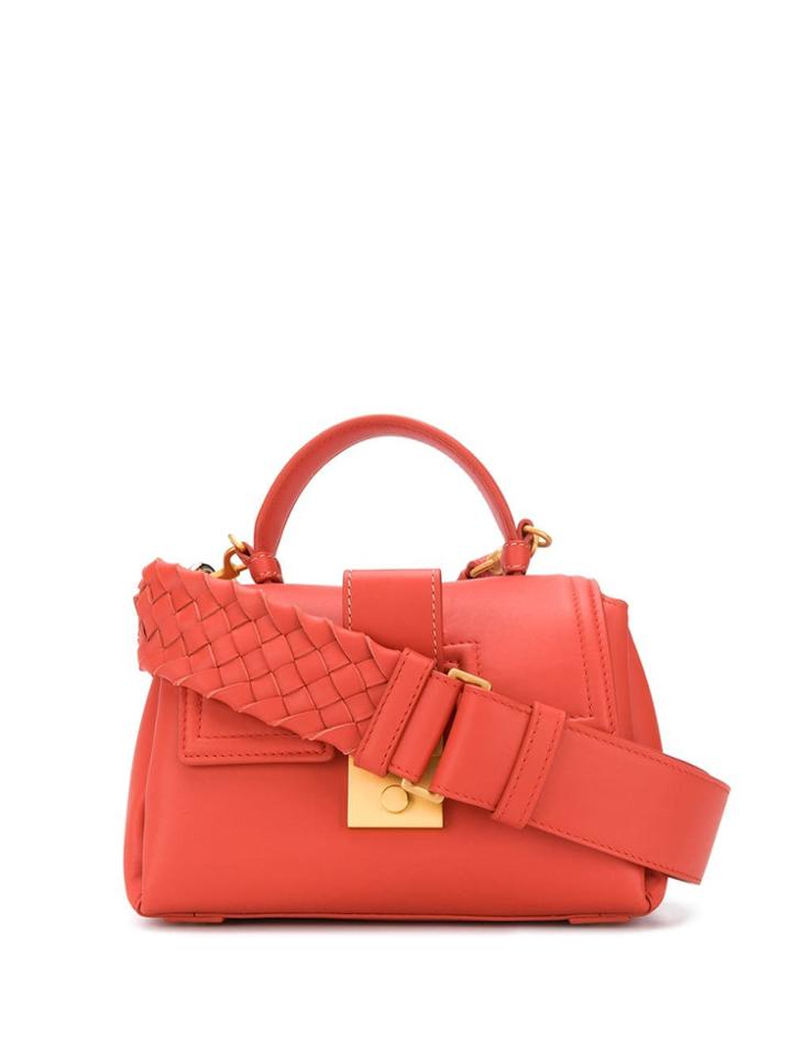 Bottega Veneta Piazza Shoulder Bag - Red