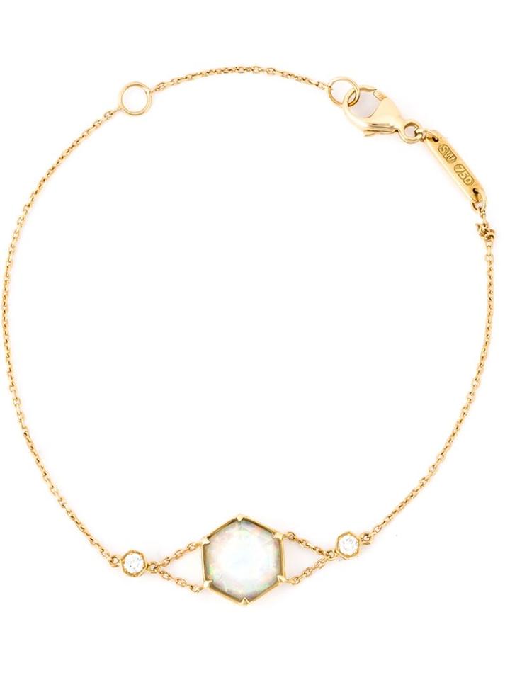 Stephen Webster Faceted Quartz And Diamond Bracelet, Women's, Metallic