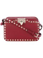 Valentino - Valentino Garavani Rockstud Crossbody Bag - Women - Leather - One Size, Red, Leather