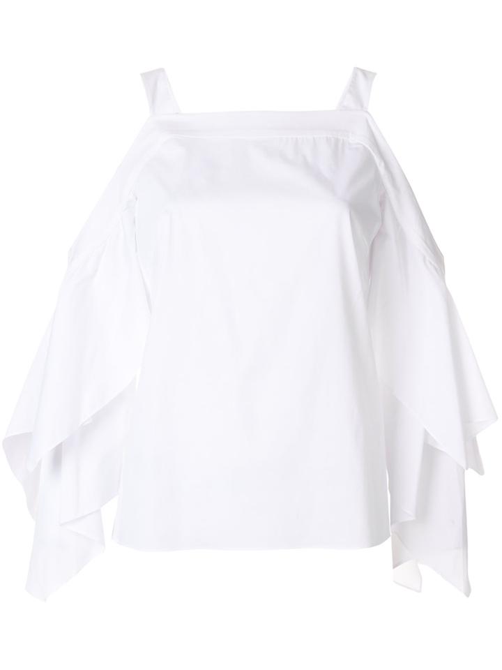 Peter Pilotto Cold-shoulder Top - White