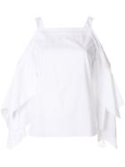 Peter Pilotto Cold-shoulder Top - White