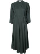 Apiece Apart Wild Waves Wrap Dress - Green