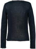 Transit Boat Neck Jumper, Men's, Size: 50, Blue, Cotton/nylon