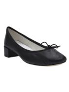Repetto 'camille' Chunky Heel Ballerina - Black