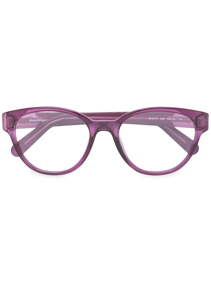 Salvatore Ferragamo Eyewear Cat Eye-frame Optical Glasses - Pink &