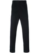 Gucci Stripe Applique Trouser, Size: 46, Blue, Cotton