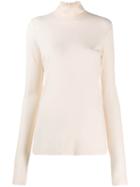 Jil Sander Roll Neck Long Sleeved Top - Neutrals